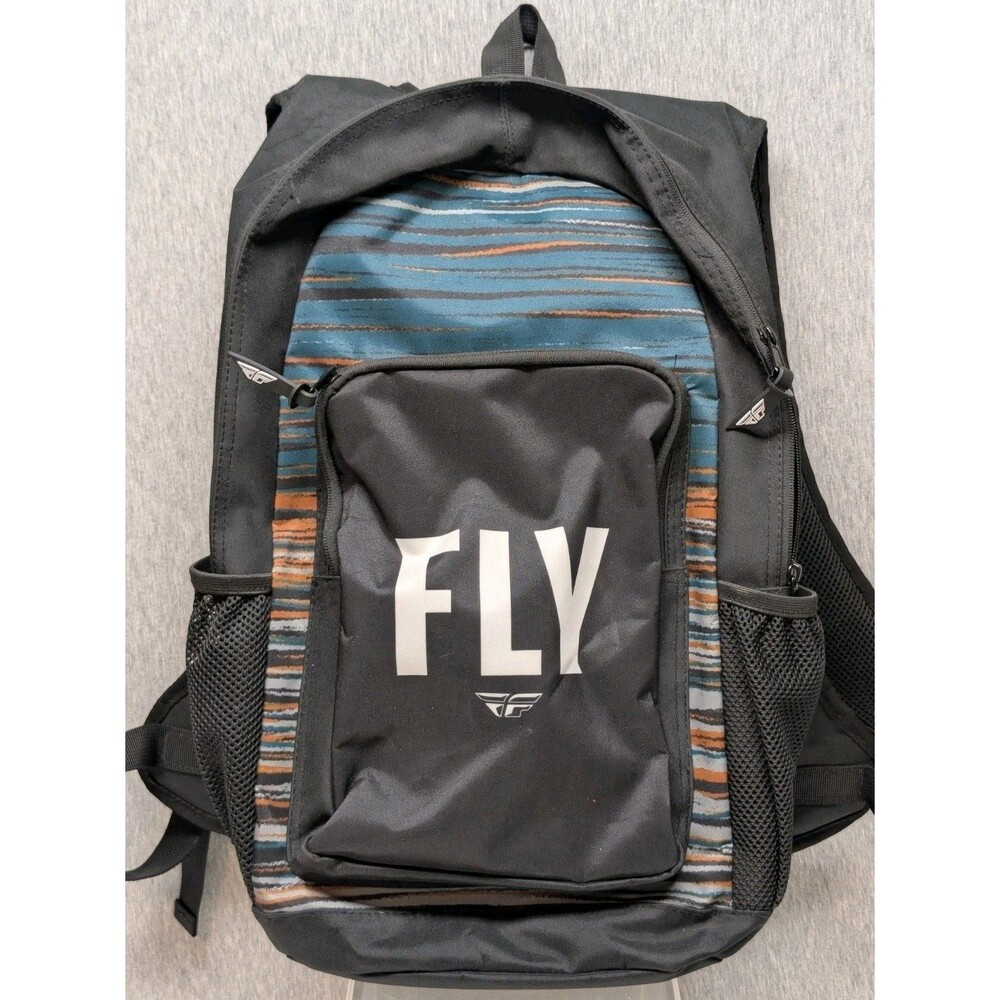 Fly Racing Jump Pack Backpack Zippered Pockets School Bag Motocross MX ATV BMX